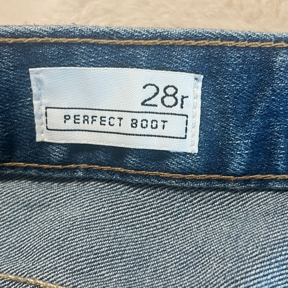 1969 Gap 🌺 Women’s Perfect Boot Jeans dark SZ: 28 Light - Picture 5 of 7